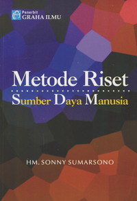 979 3289 72 4 50 Metode Riset Sumber Daya Manusia Sonny Sumarsono